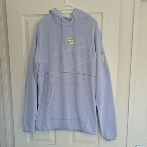 Nike Light Purple Hoodie with Yellow Accents